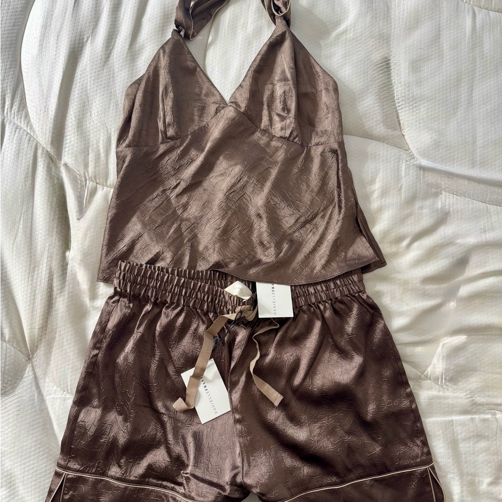 Danielle Frankel Brown Lounge Set NWT